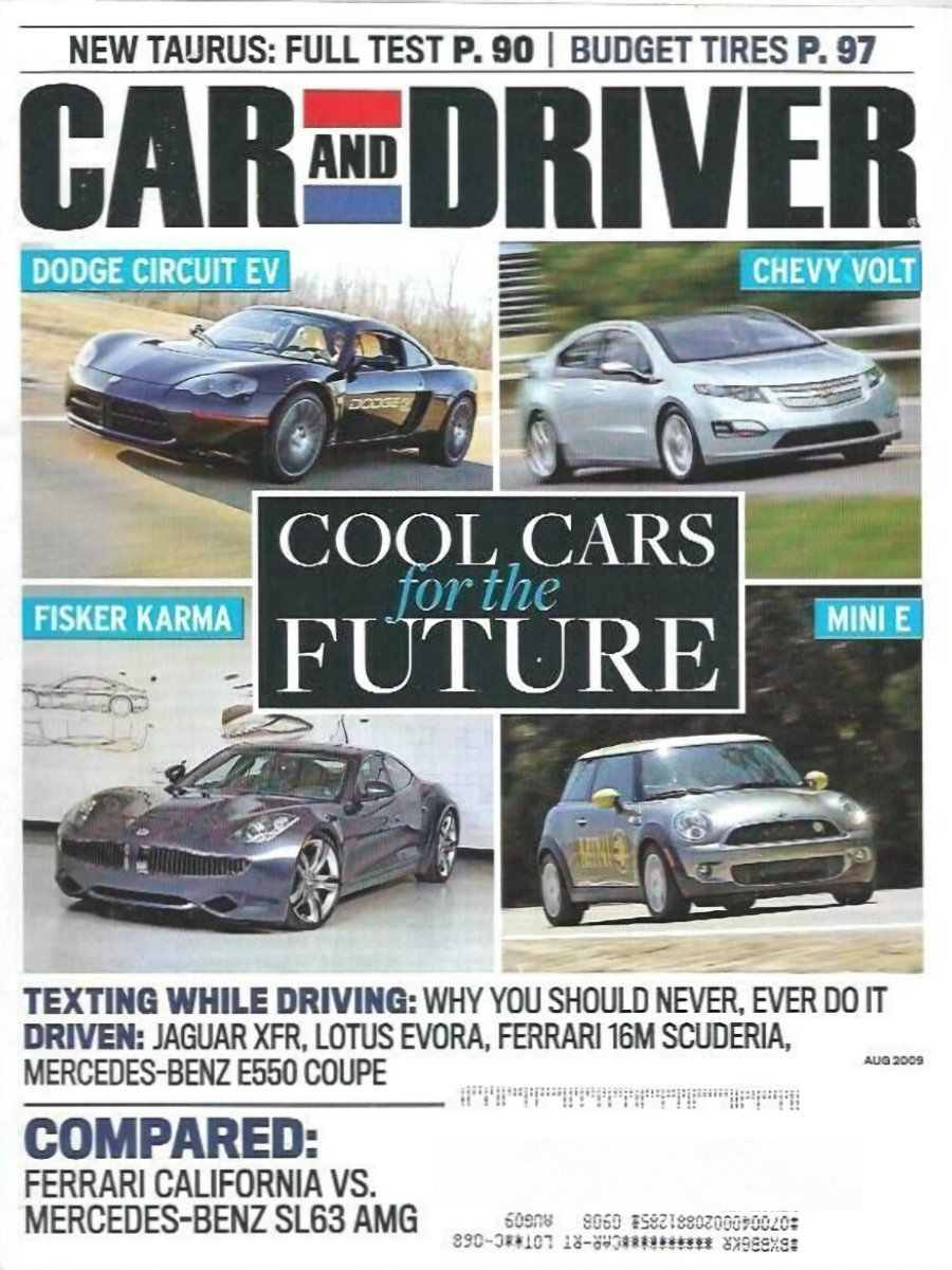 Car and Driver Aug August 2009