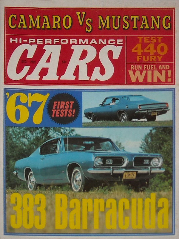 Hi-Performance Cars Dec December 1966 