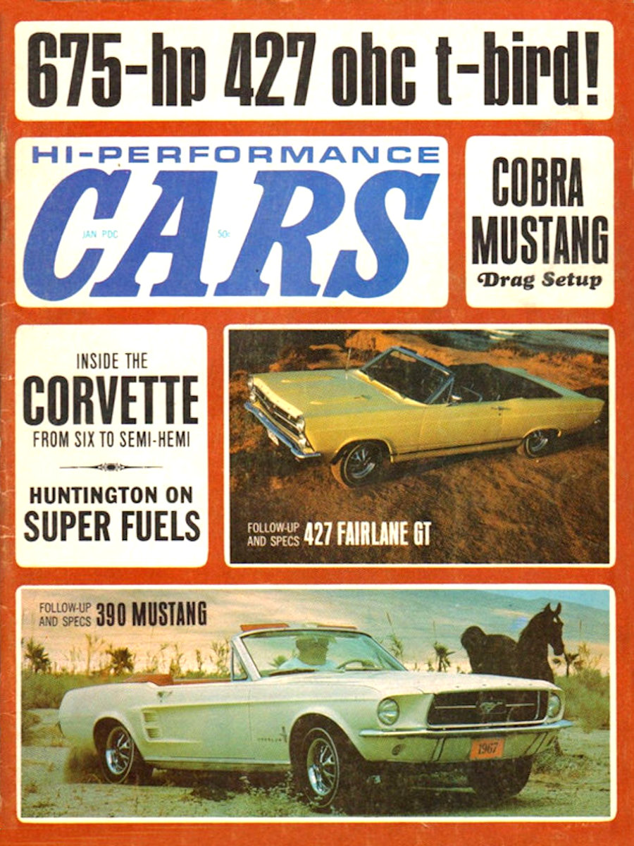 Hi-Performance Cars Jan January 1967 