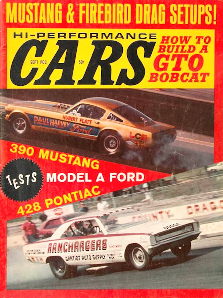 Hi-Performance Cars Sept September 1967
