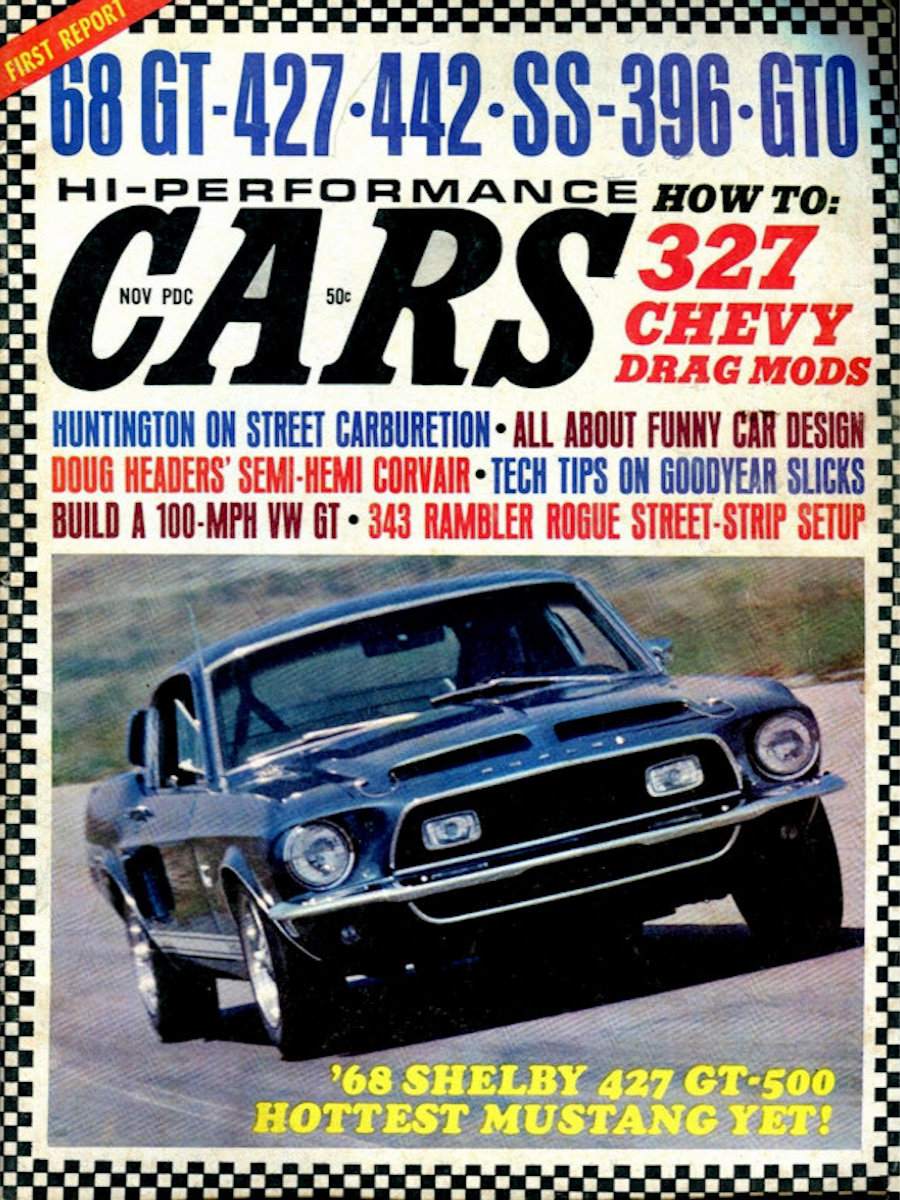 Hi-Performance Cars Nov November 1967 