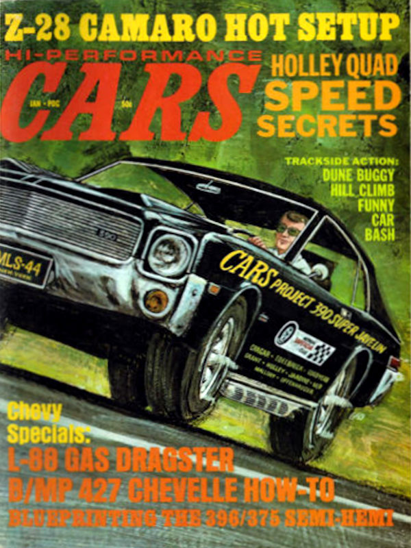 Hi-Performance Cars Jan January 1969 