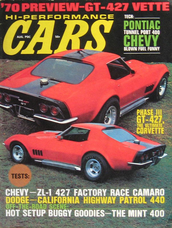 Hi-Performance Cars Aug August 1969 