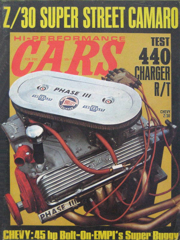 Hi-Performance Cars Feb February 1970 