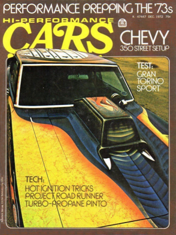 Hi-Performance Cars Dec December 1972 