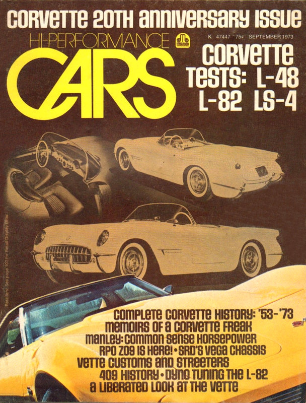 Hi-Performance Cars Sept September 1973 