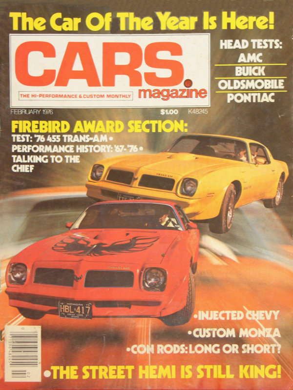 Hi-Performance Cars Feb February 1976 