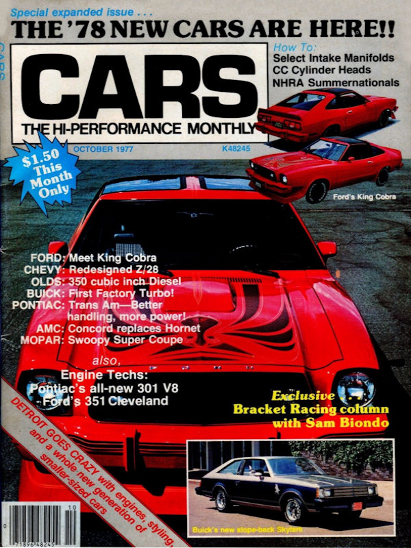 Hi-Performance Cars Oct October 1977 