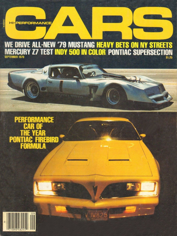 Hi-Performance Cars Sept September 1978 