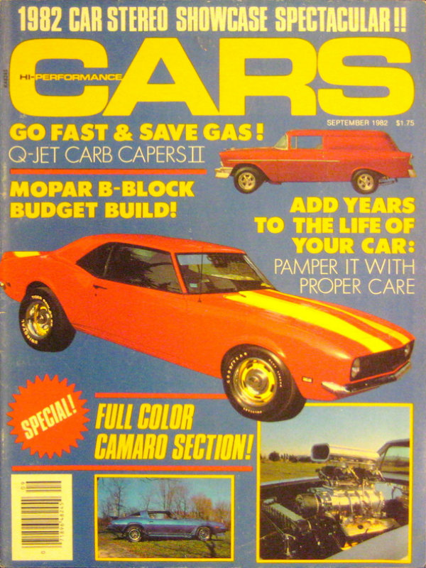 Hi-Performance Cars Sept September 1982 