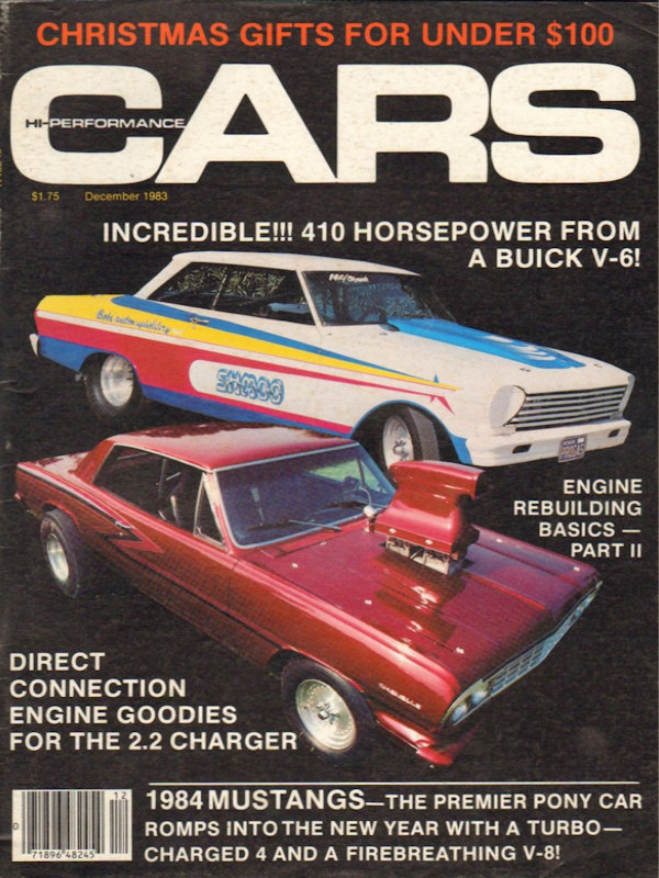 Hi-Performance Cars Dec December 1983 