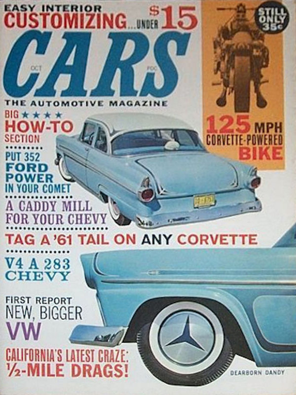Cars The Automotive Magazine Oct October 1961 
