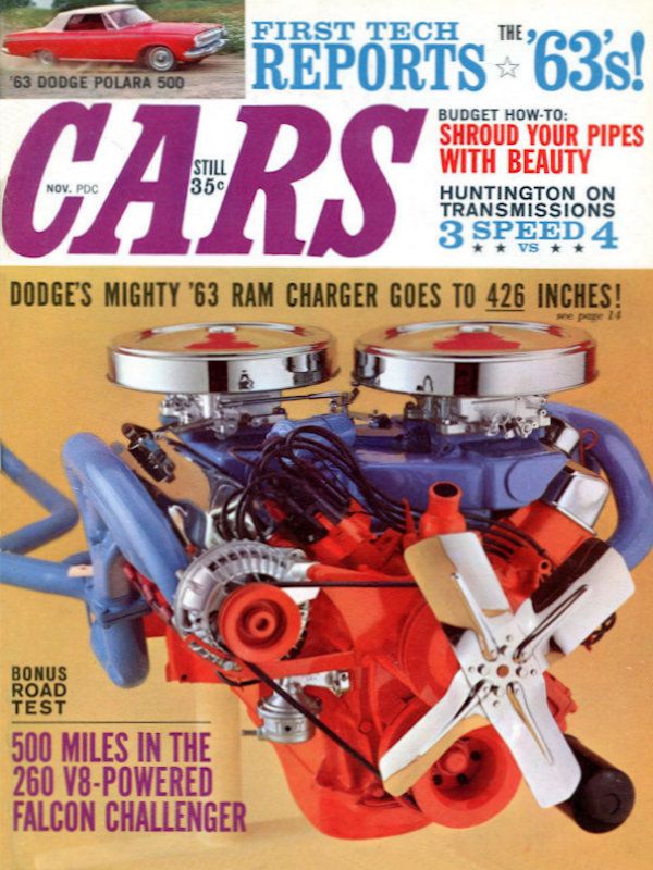 Cars The Automotive Magazine Nov November 1962 