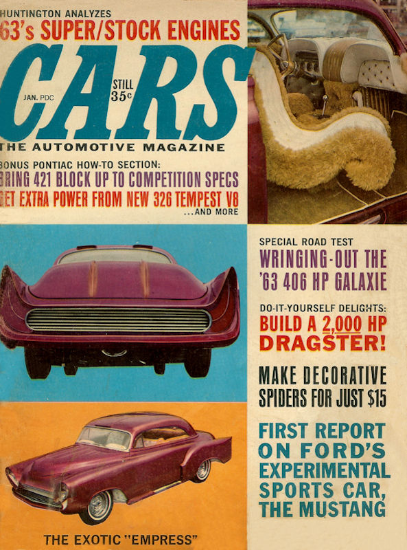 Cars The Automotive Magazine Jan January 1963 