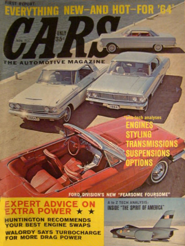 Cars The Automotive Magazine Nov November 1963 