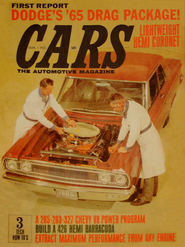 Cars The Automotive Magazine Mar March 1965 