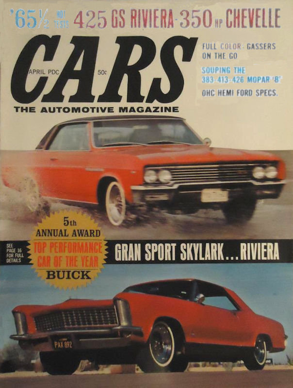 Cars The Automotive Magazine Apr April 1965 