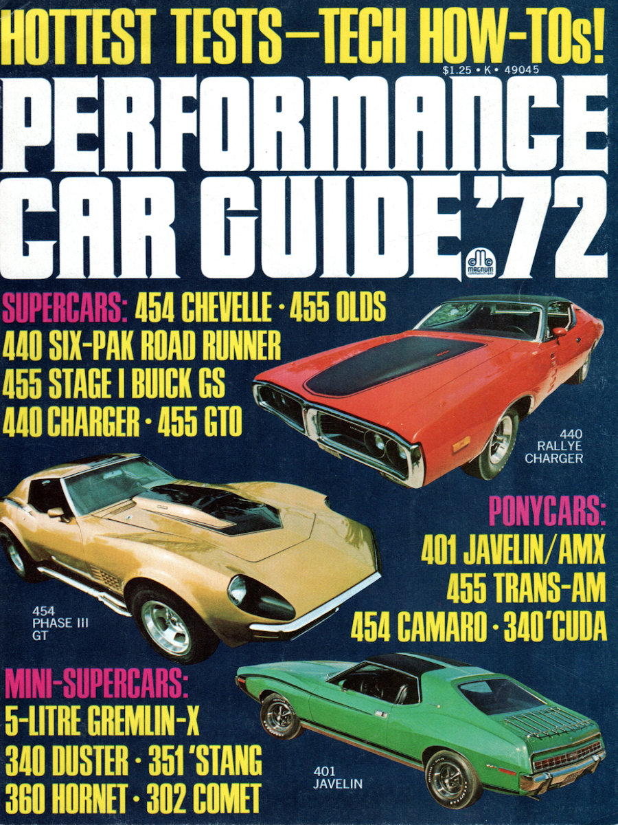1972 Performance Car Guide