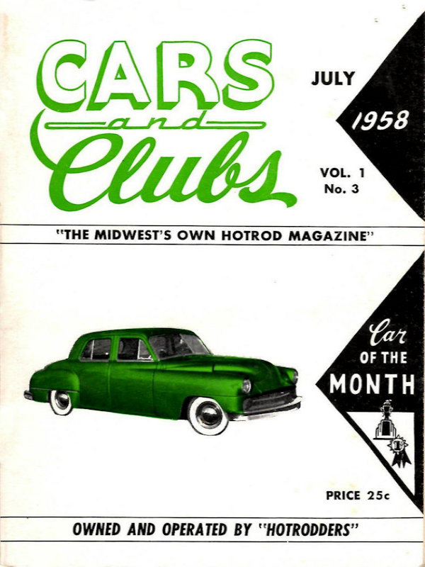 Cars and Clubs July 1958