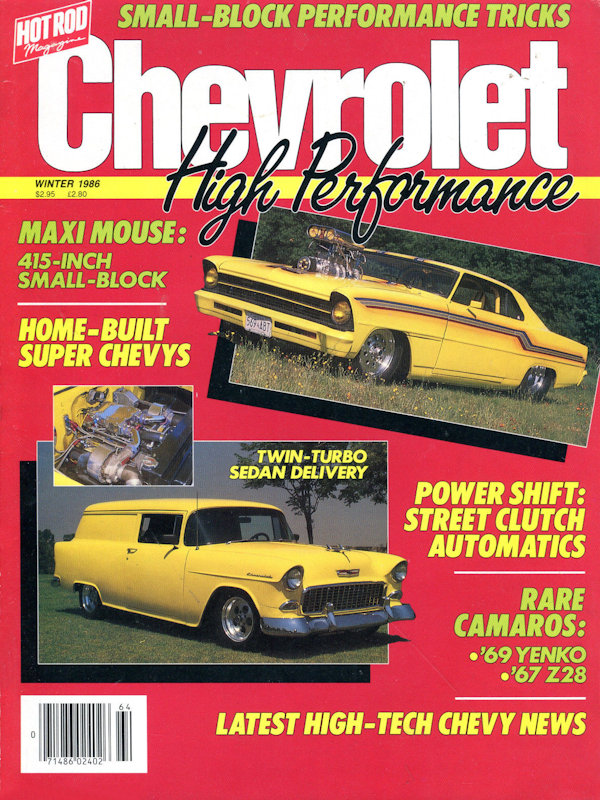 Chevrolet High Performance Winter 1986
