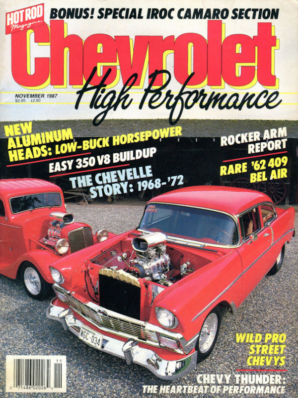 Chevrolet High Performance Nov November 1989