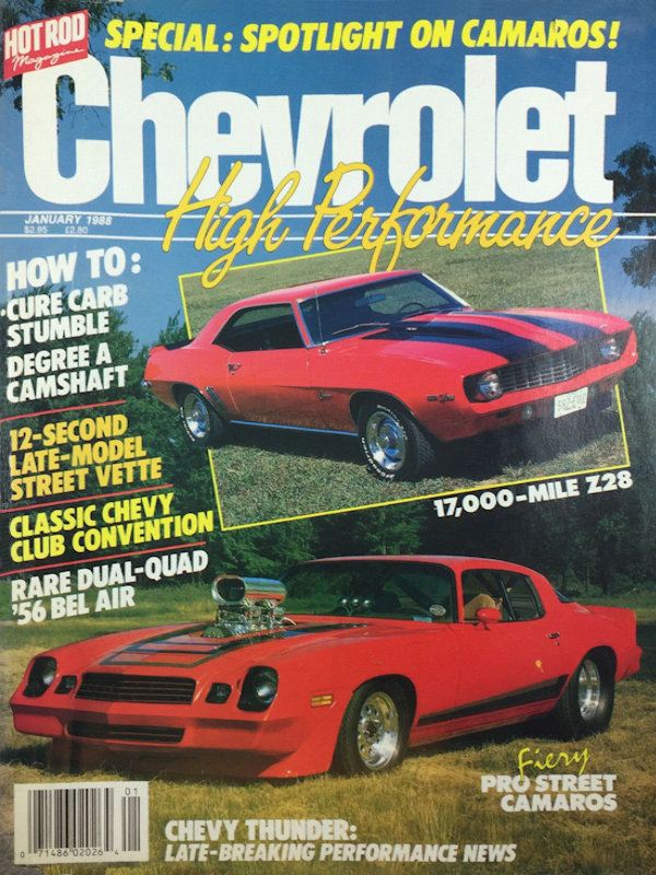 Chevrolet High Performance Jan January 1988