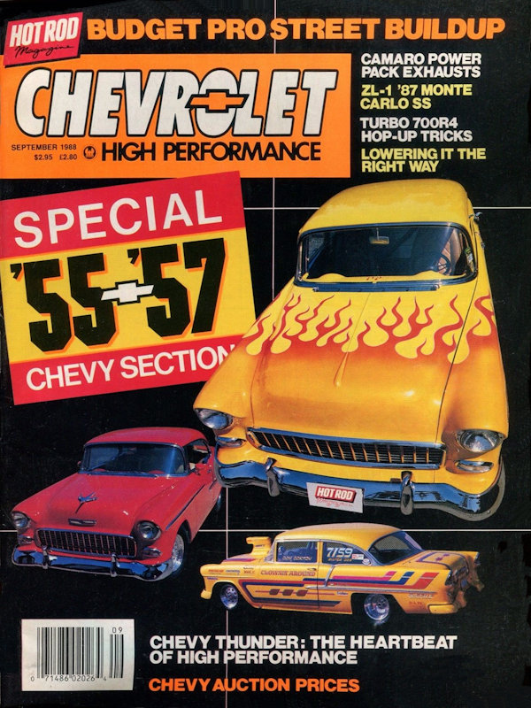 Chevrolet High Performance Sept September 1988
