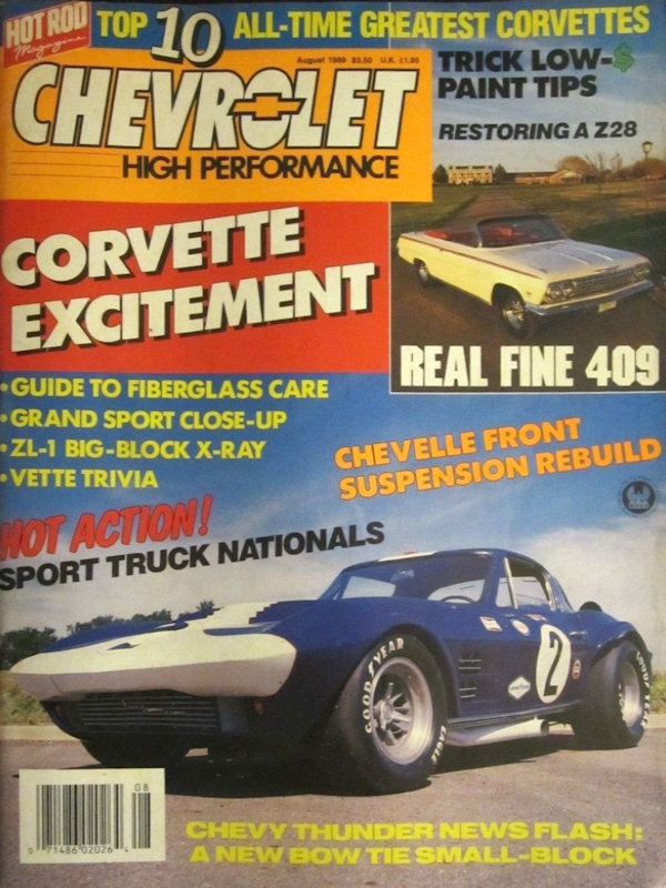 Chevrolet High Performance Aug August 1989