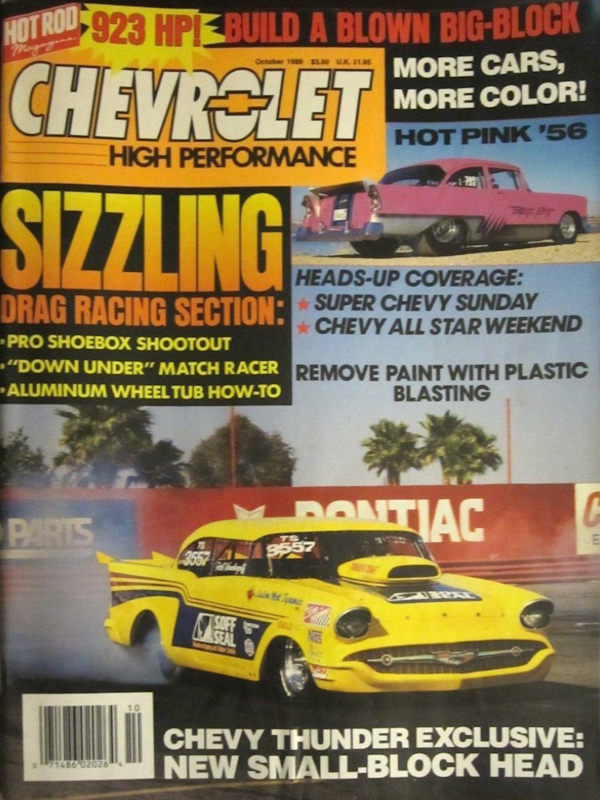 Chevrolet High Performance Oct October 1989