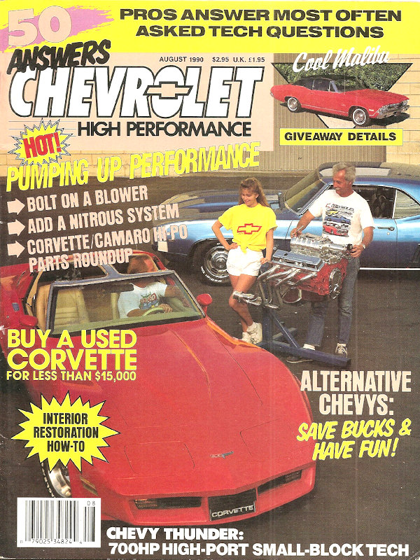 Chevrolet High Performance Aug August 1990
