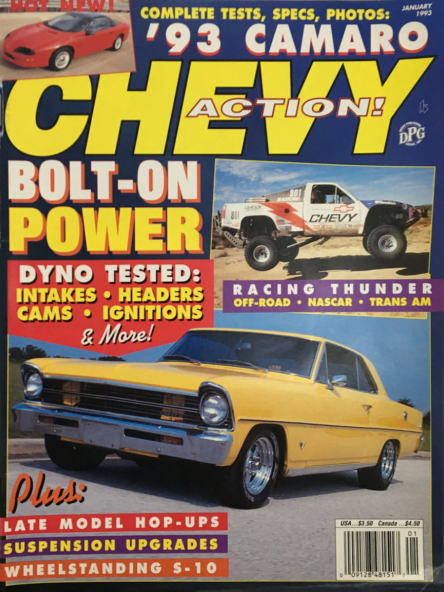 Chevy Action Jan January 1993