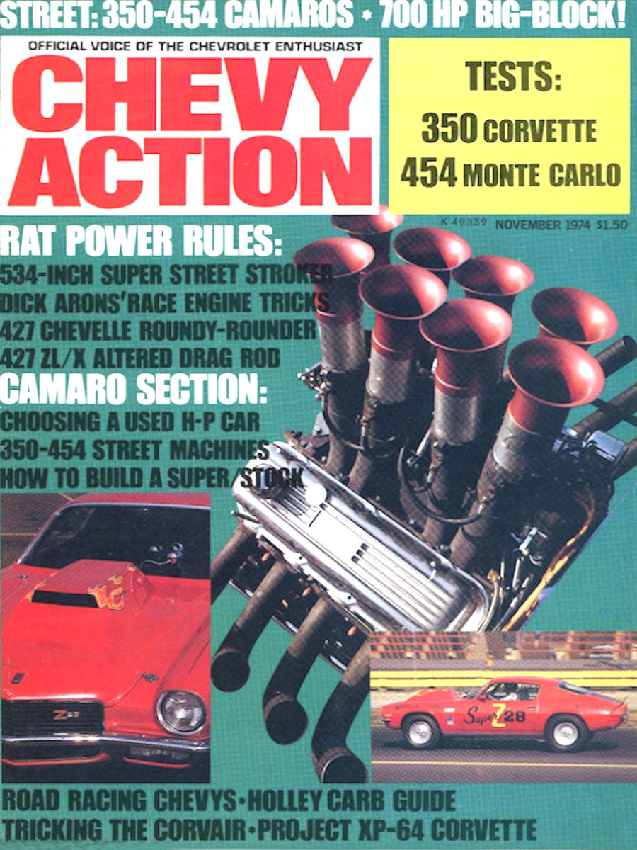 Chevy Action Nov November 1974 