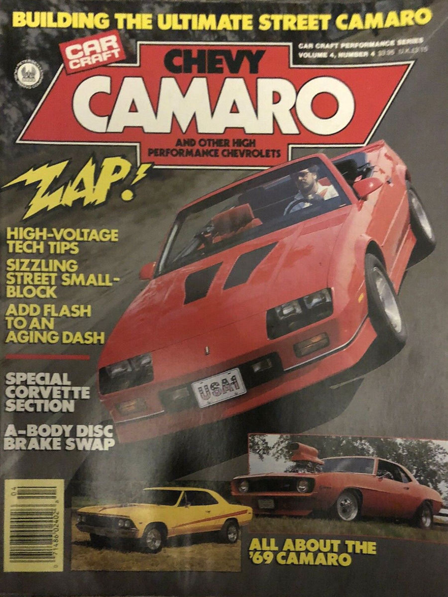Car Craft 1987 Camaro Vol 4 No 4