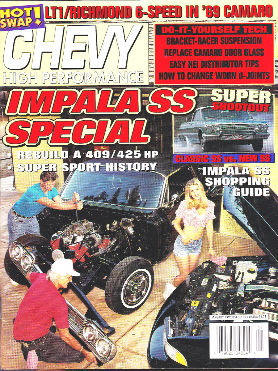 Chevy High Performance Jan January 1995