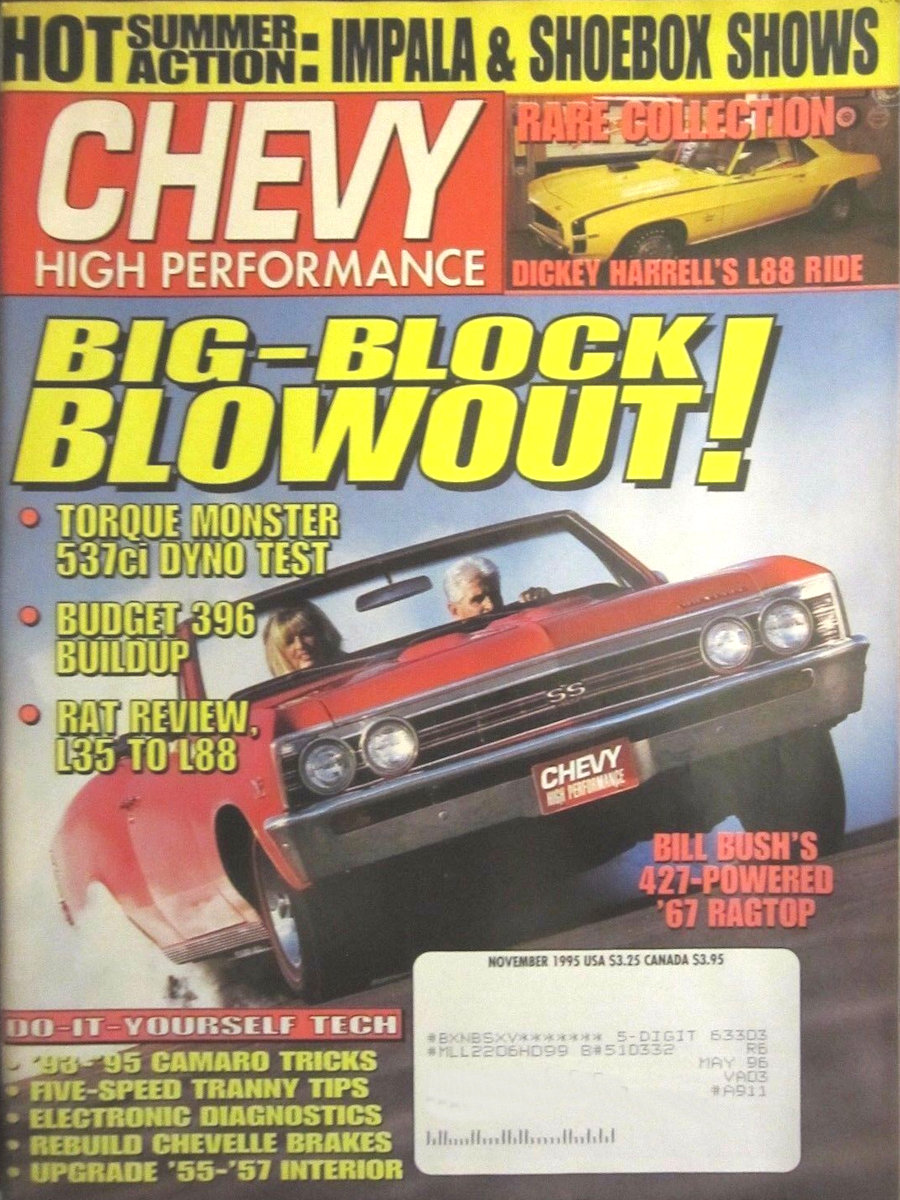 Chevy High Performance Nov November 1995