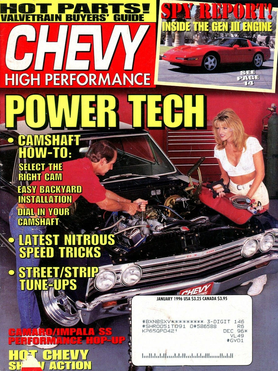 Chevy High Performance Jan January 1996