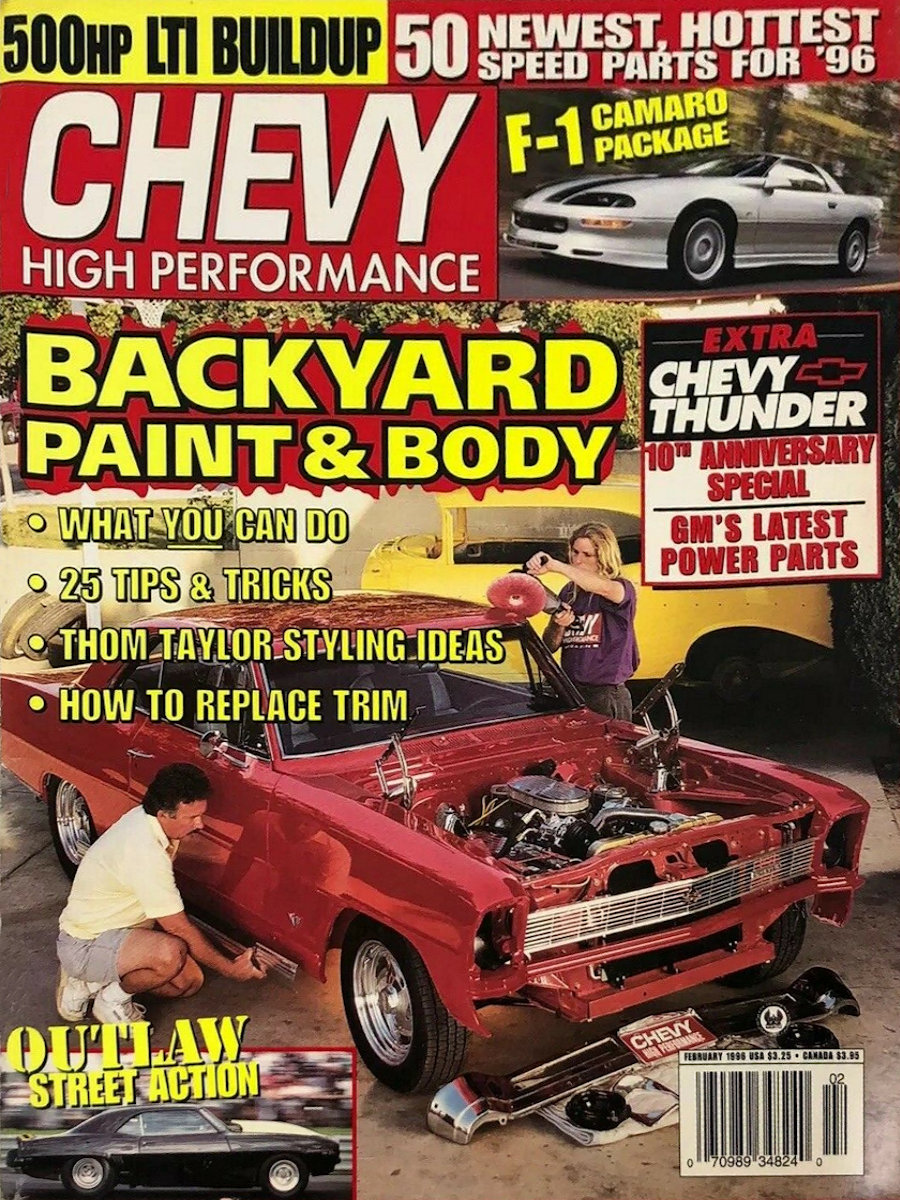 Chevy High Performance Feb February 1996