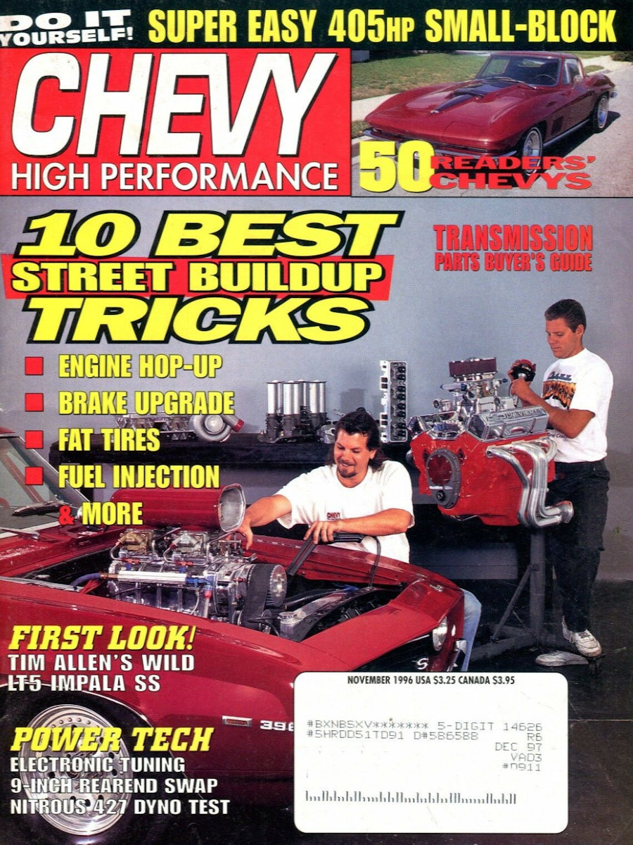 Chevy High Performance Nov November 1996