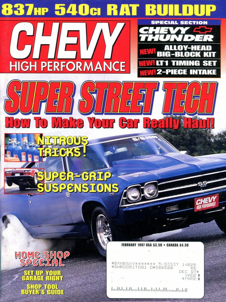 Chevy High Performance Feb February 1997
