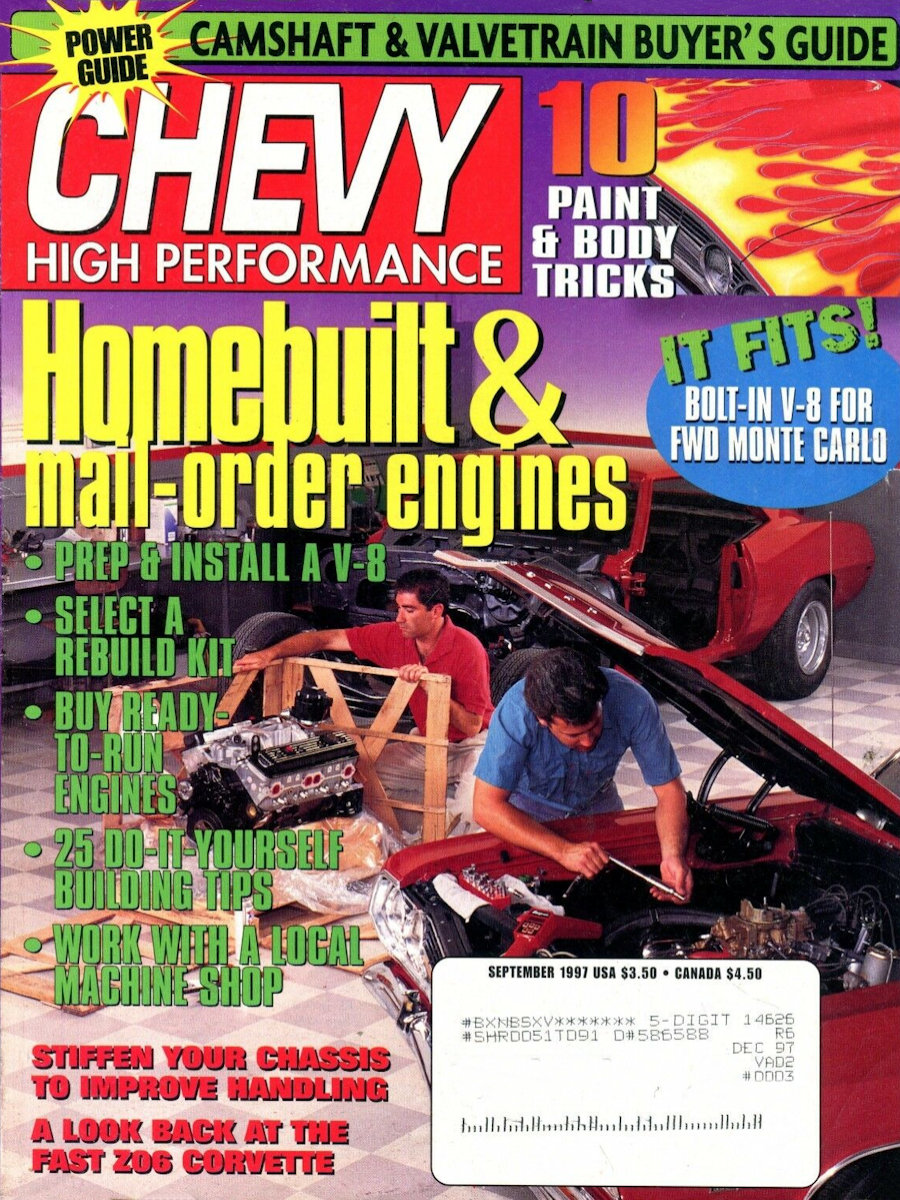 Chevy High Performance Sept September  1997