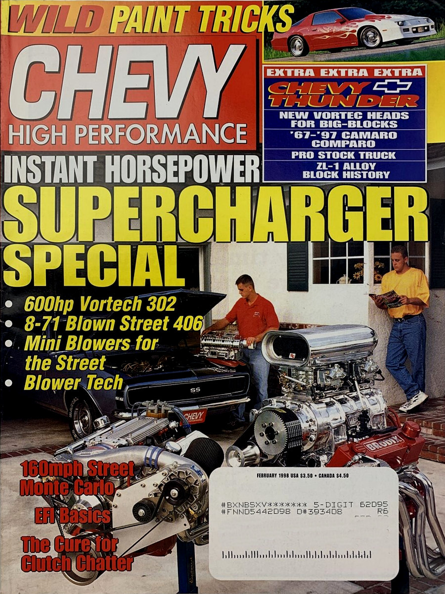 Chevy High Performance Feb February 1998