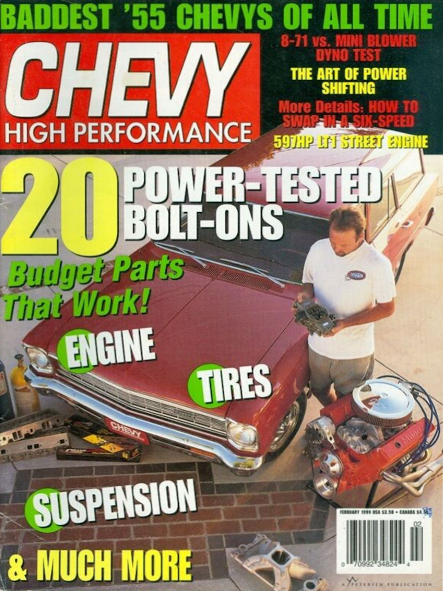 Chevy High Performance Feb February 1999