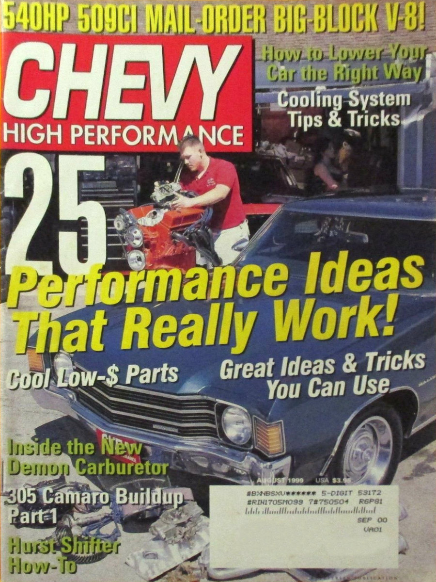 Chevy High Performance Aug August 1999