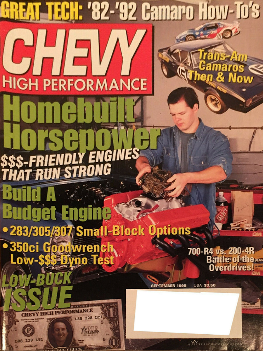 Chevy High Performance Sept September 1999