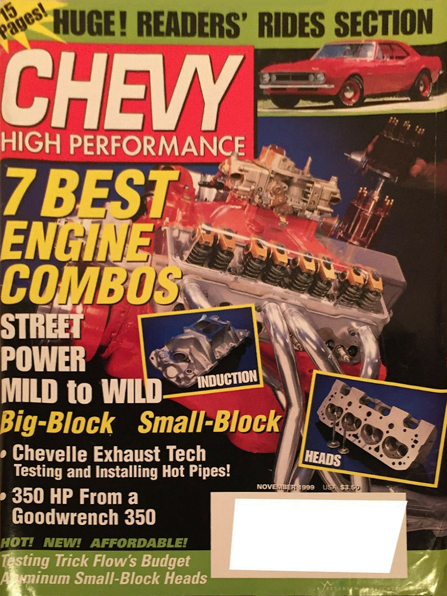 Chevy High Performance Nov November 1999