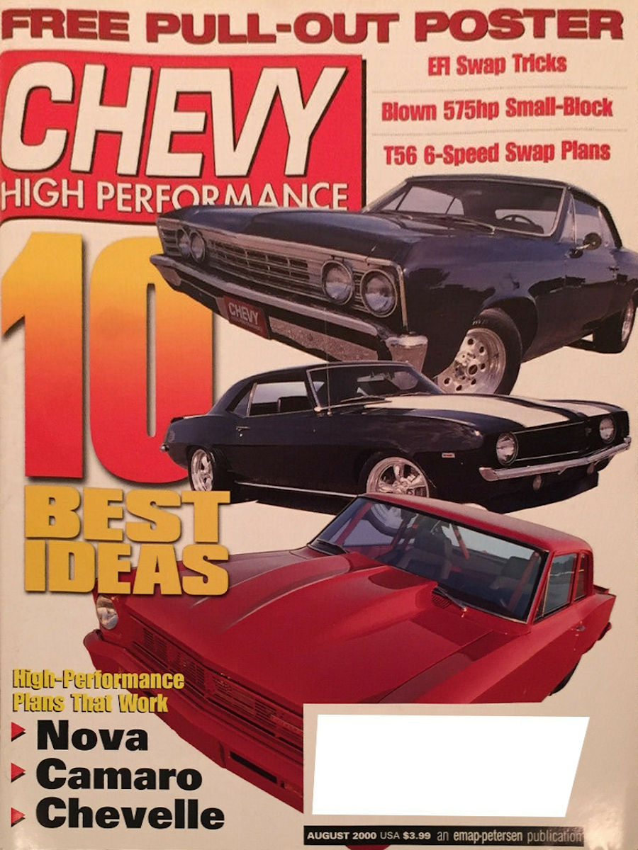 Chevy High Performance Aug August 2000