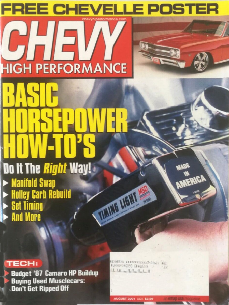 Chevy High Performance Aug August 2001