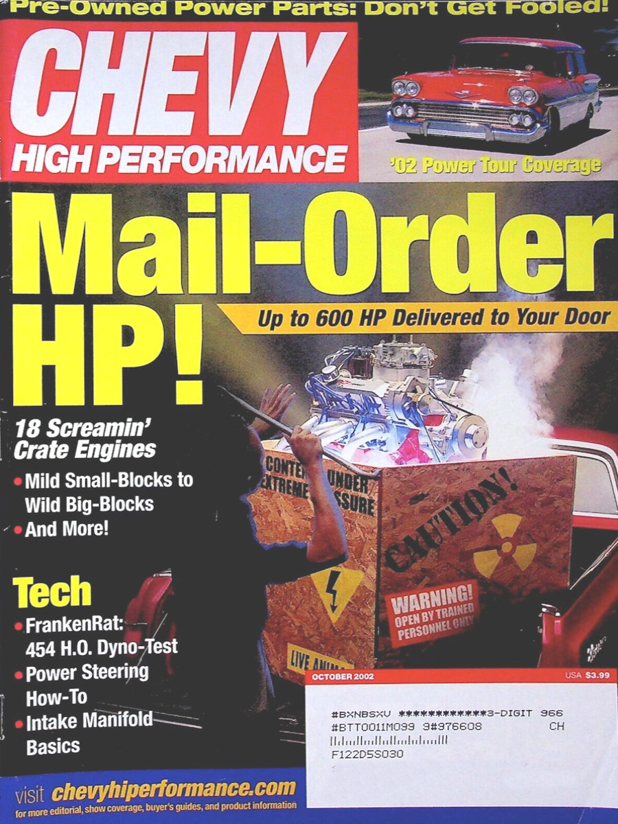 Chevy High Performance Oct October 2002