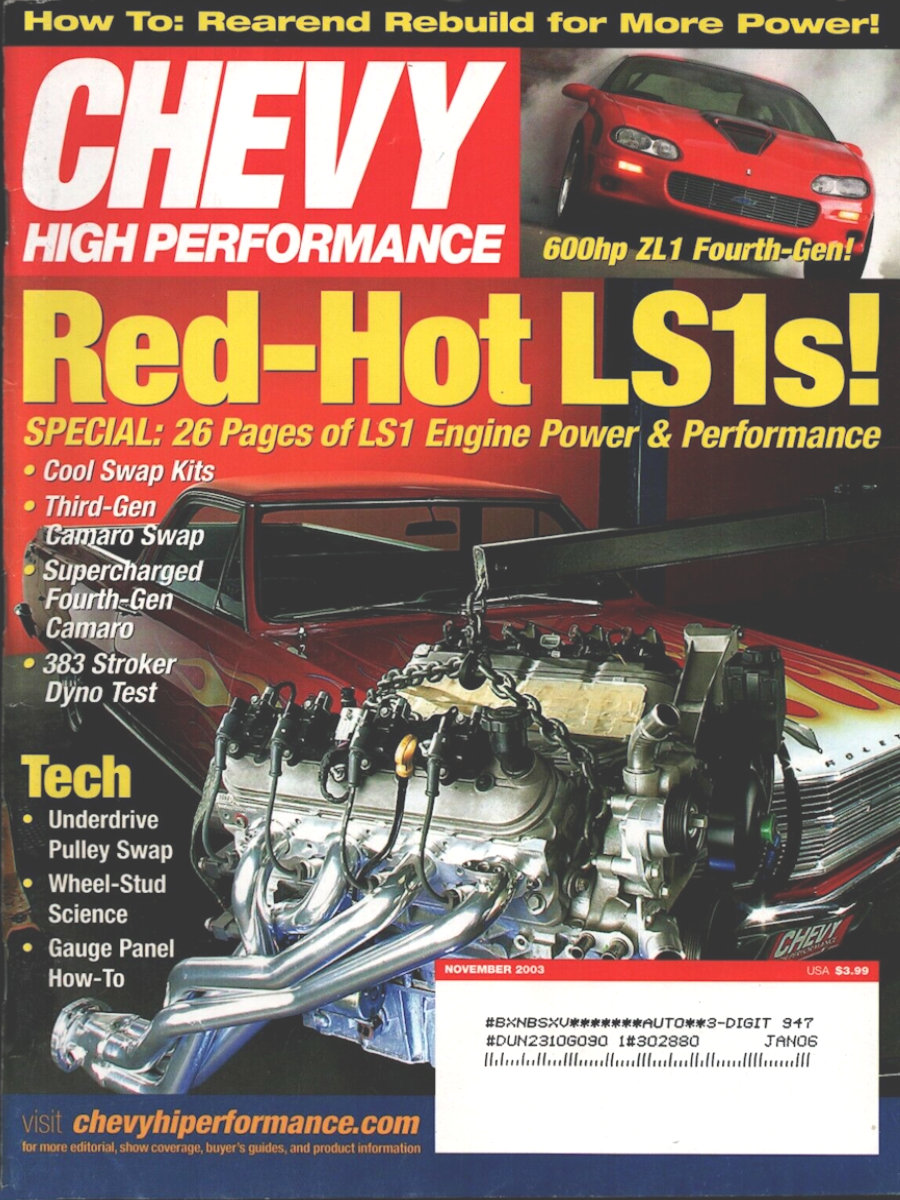 Chevy High Performance Nov November 2003