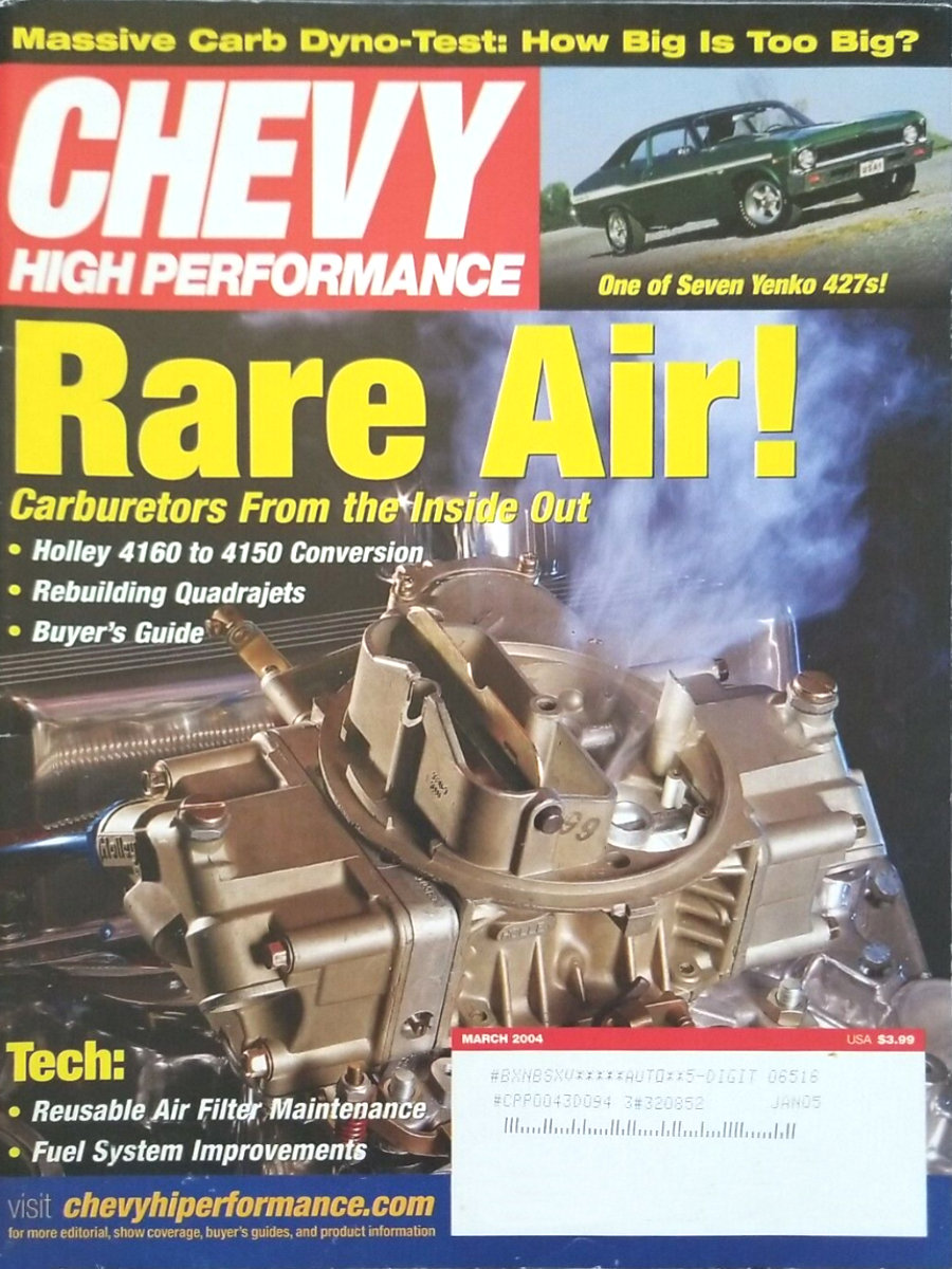 Chevy High Performance Mar March 2004